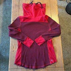 Eddie Bauer Striped Cowl Neck Shirt